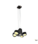 TEC KALU CW, LED Indoor, quad, black, 24°, 3000K