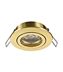 Tedo Pro 50W GU10 round brass IP20