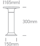 Tela M 6,5W 600lm 3000K Ra80 230V IP54 negru