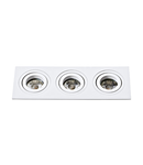 Terni Pro square / 3-fach / swivelling 50W white IP20