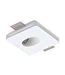 Tiberio wall recessed 1W 3000K Gips IP20