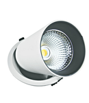 Tim 3 COB LED, 230V, 25W, 4000K, 1900lm, 36°, IP20, alb