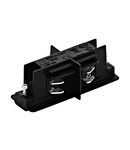 Track On 3-phase electrical connector straight black