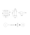 Transformator calibrat de curent 150/5A pt.bara 40x10mm