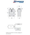 Transformator de curent 400/5A, 60x10