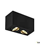 TRILEDO Double, LED Indoor ceiling light, black, 3000K, 16W