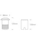 Tuwa 10W, 100-240V, GU10, IP67, aluminiu