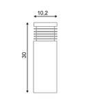 VAP SLIM 30cm stalp pitic, E27 max. 20W