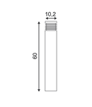 VAP SLIM 60cm stalp pitic, E27 max. 20W