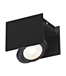 Vidago Pro / 1flg., DALI dimmable 9W 3000K black IP20