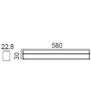 VT-065 7W 630lm 3000K 230V IP20 alb