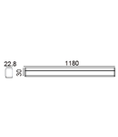 VT-125 16W 630lm 6400K 230V IP20 alb