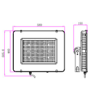 VT-405 400W 48000lm 6400K 230V IP65 black