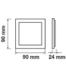 VT-605SQ 6W 420lm 4000K 230V IP20 alb