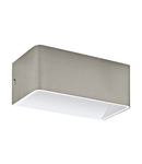 Wall luminaire "Sania 3" 10W 3000K nickel-matt/white IP20