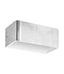 Wall luminaire "Sania 3" 10W 3000K silver leaf plated /