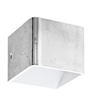 Wall luminaire "Sania 3" 5W 3000K silver leaf plated /