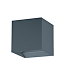 Wall luminaire dir./ind., 2 x 3,3W 3000K anthracite RAL7016