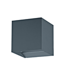 Wall luminaire dir./ind., 2 x 3,3W 4000K anthracite RAL7016