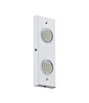 Wall luminaire Pasteri Pro 2 x 2,5W white glossy IP20