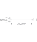 Zamo 20W 90° 230V E27 IP20 alama periata