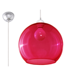 Lampa suspendata BALL red