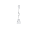 Lampa suspendata DIEGO 3 alb