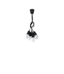 Lampa suspendata DIEGO 5 negru