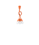 Lampa suspendata DIEGO 5 orange