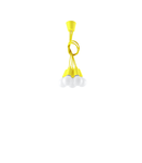 Lampa suspendata DIEGO 5 yellow