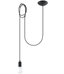 Lampa suspendata EDISON 1 negru