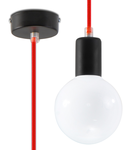 Lampa suspendata EDISON red