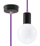 Lampa suspendata EDISON violet