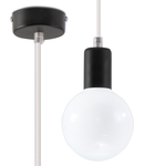 Lampa suspendata EDISON alb