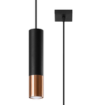 Lampa suspendata LOOPEZ 1 negru/copper