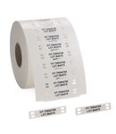 Etichete in format scara TAGPU 12x60 mm alb 1000 buc./rola (pachet 100 role) 