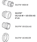 Tub flexibil metalic izolat SILVYN AS-P 17 / 13x17 10m GY