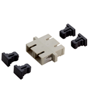 Accesoriu fibra optica GOF Adapter Duplex SC SM APC GR /4PC