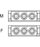 Conector industrial MCB 3 CM MODULE