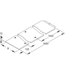 Capac pentru canal De Cablu One Click 60X100Mm, 0,75Mm, Zincat La Cald