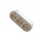 Adaptor ceramic triplu priza cu Cp, Ipee