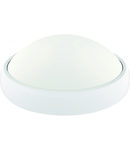 Aplica LED bat de exterior IP44 Rotunda Alba Fi220, 12W=75W, 6400K, lumina rece