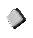 Aplica LED de exterior, 160x160mm, 12W=75W, 3000K, lumina calda, 1080Lm, IP65