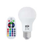 Bec Led E27, 8W=70W, Rgb+6400K, lumina rece, 850Lm + Smart Kit Telecomanda