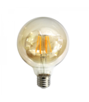 Bec LED Filament Amber E27/4W/480LM/2500K G95