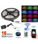 Kit Banda LED RGB cu Telecomanda+WI-FI 60 LED/m 10W/m 12V