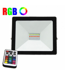 Proiector LED RGB 16 culori, 20W, IP 65, telecomanda IR inclusa