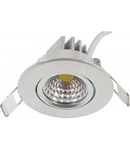 Spot Led COB aluminiu Ø67, 3W=15W, 6400K, lumina rece, 185Lm