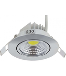 Spot Led COB aluminiu, Ø85, 7W=45W, 6400K, lumina rece, 435Lm