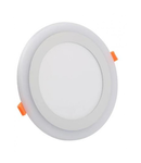 Spot LED Rotund Doua Culori 12+6W 3000k-6500k Trei Functii